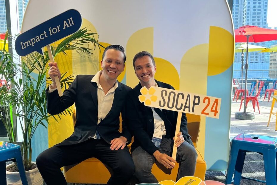 Una foto más en SOCAP 2024. Feliz de después de 10 años, volver a esta conferencia que ha sido tan importante para el inicio de Impacto EDL #socap #sanfrancisco #california #impactinvesting